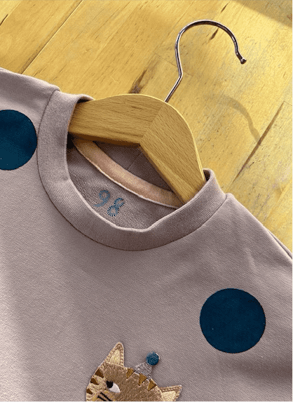 Bügelbilder randlos "Zahlen SW"