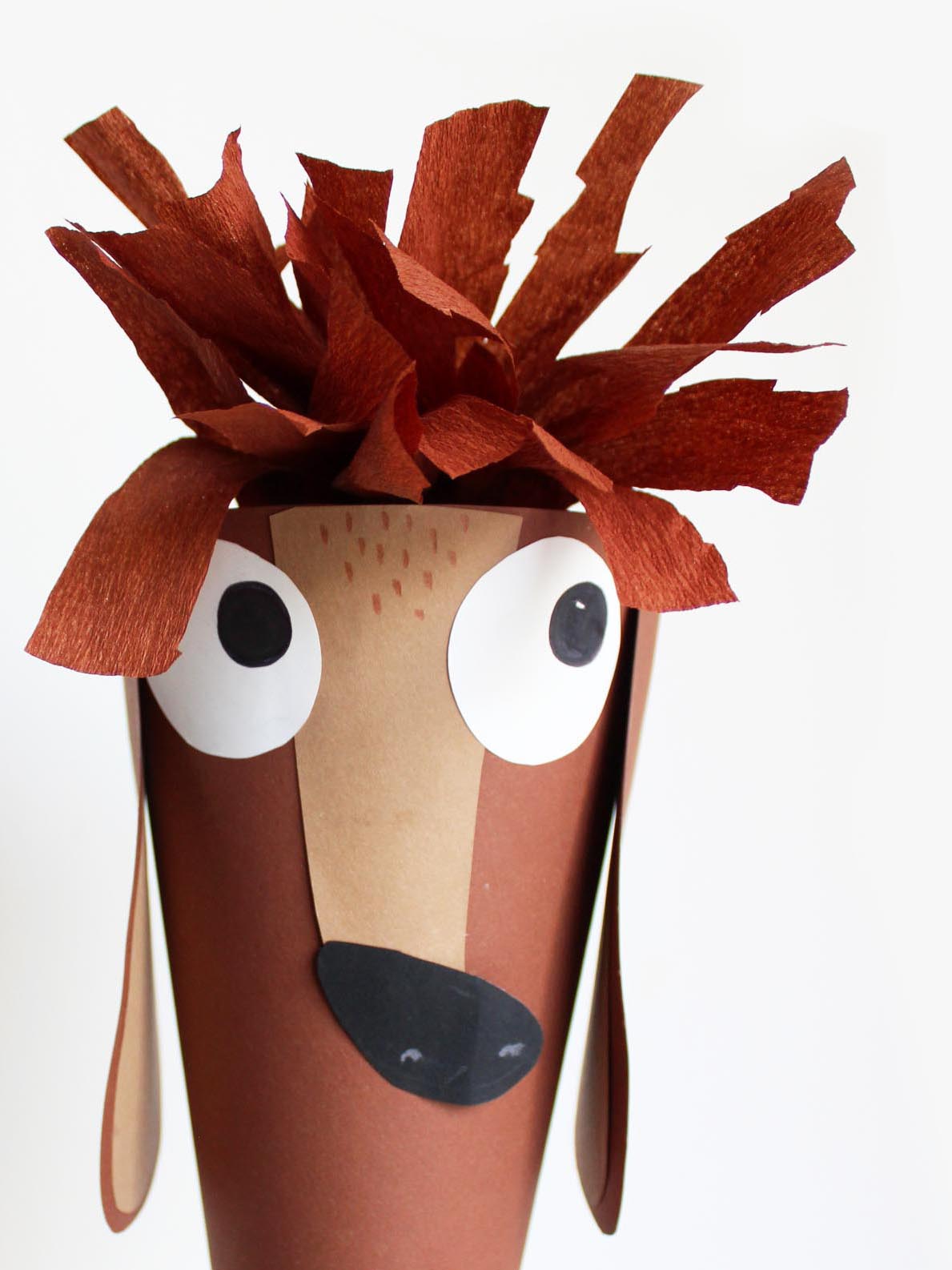 Dackel Zuckertüte | Bastelvorlage