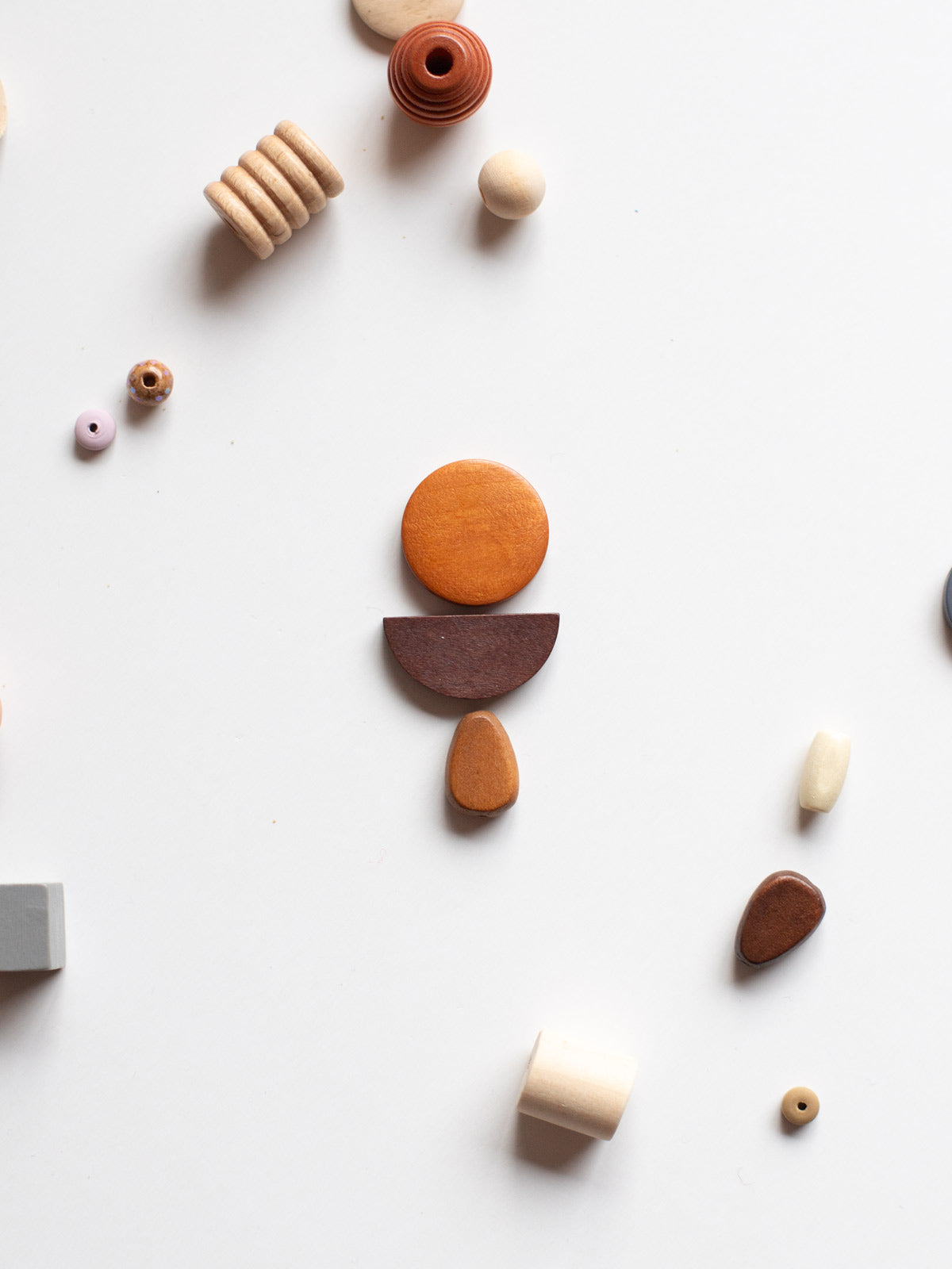 Detail aus dem Perlenset Kristallblau von Halfbird