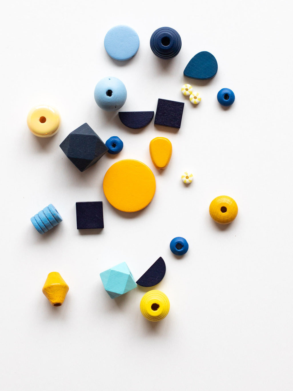 Perlenset Mond und Sterne von Halfbird