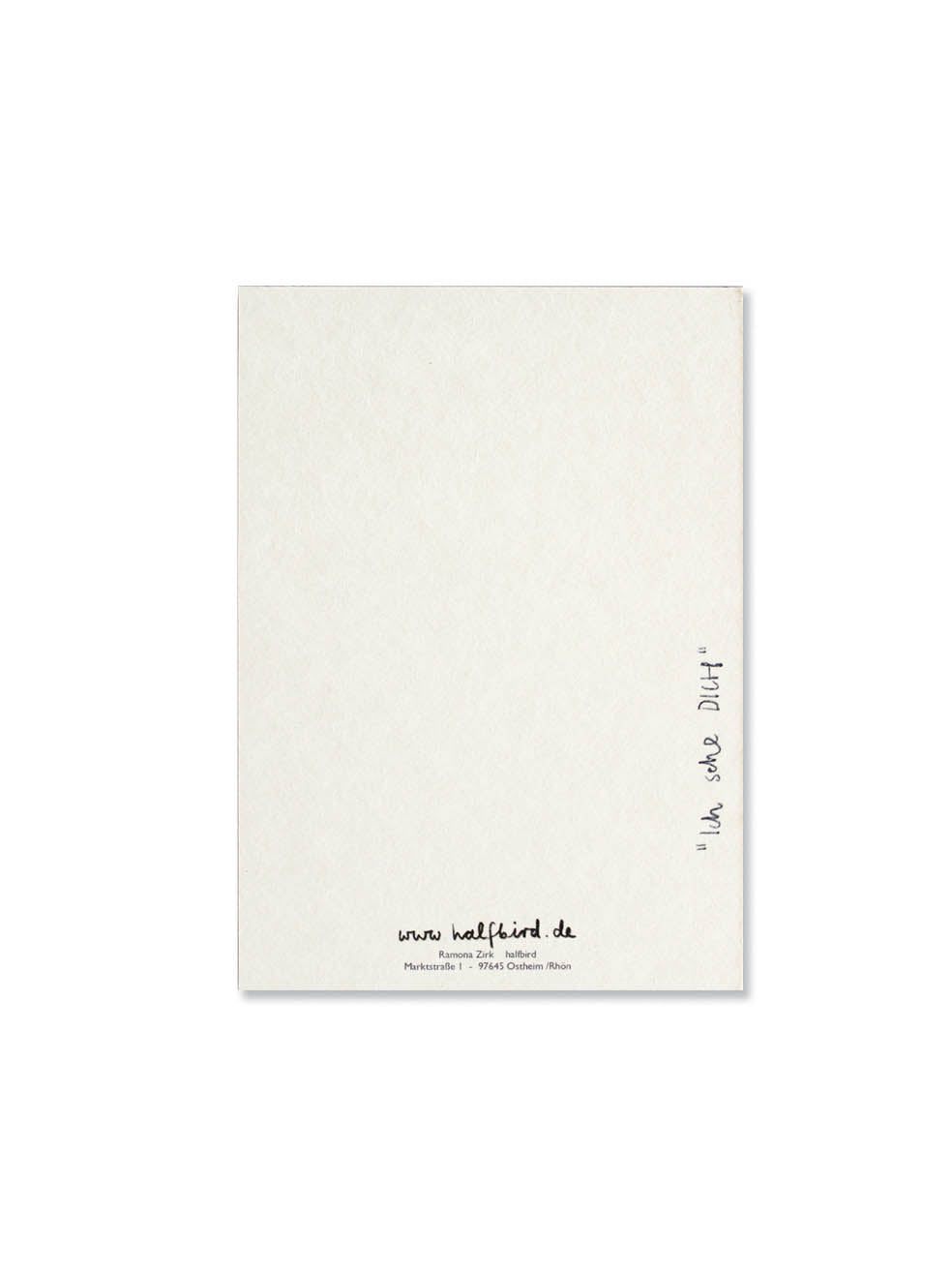 Postkarte "Ich sehe dich" - Art Edition