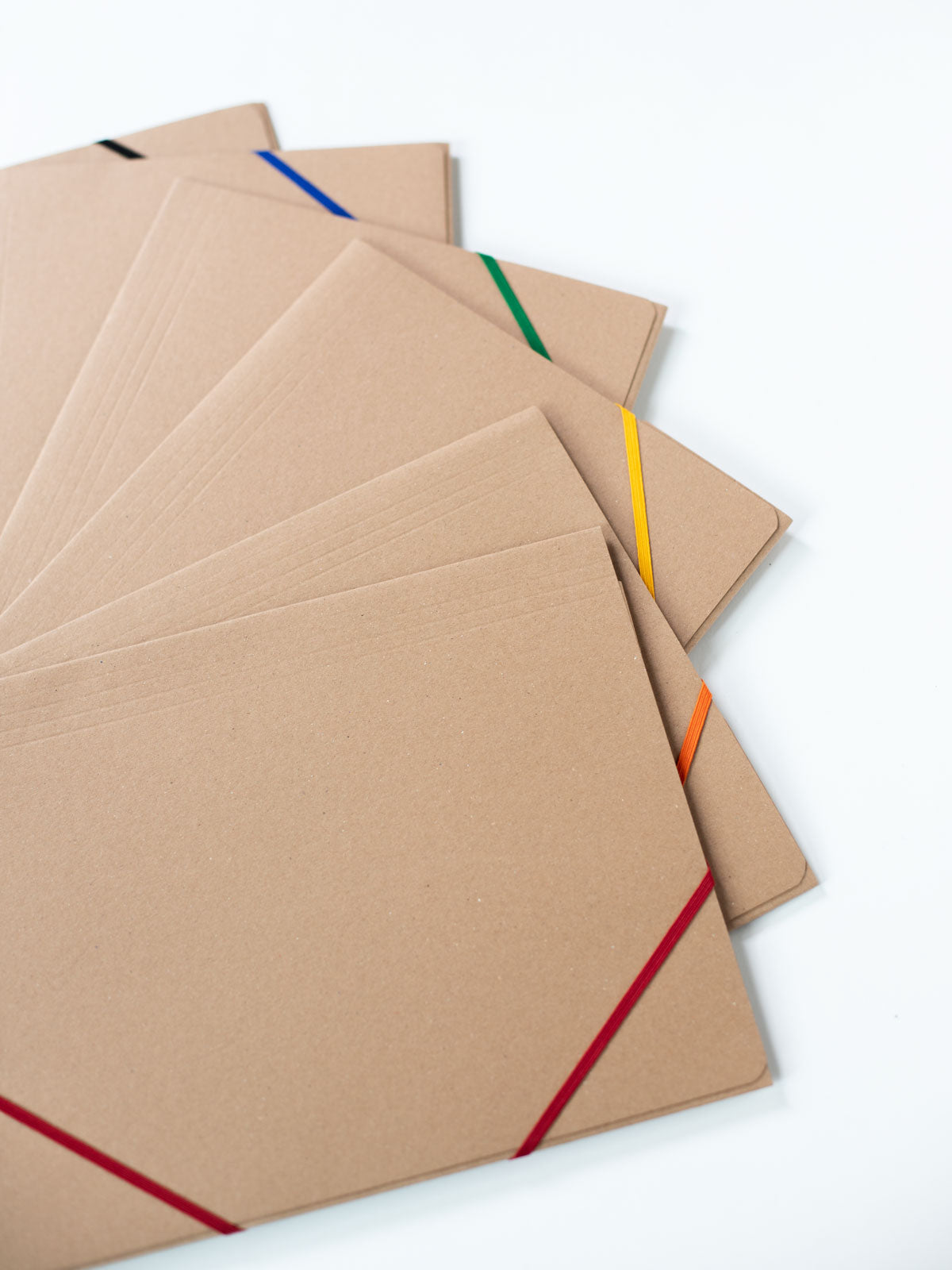 Sammelmappen/Postmappen von Stylex Übersicht aller Gummibandfarben