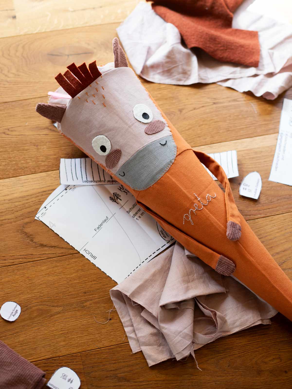 Pferde-Schultüte nach Einhorn E-Book von Halfbird