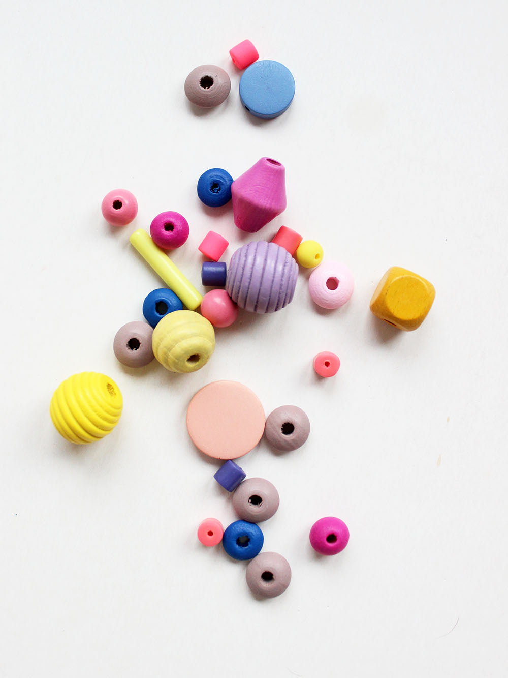 Perlen Set "neon bunt"