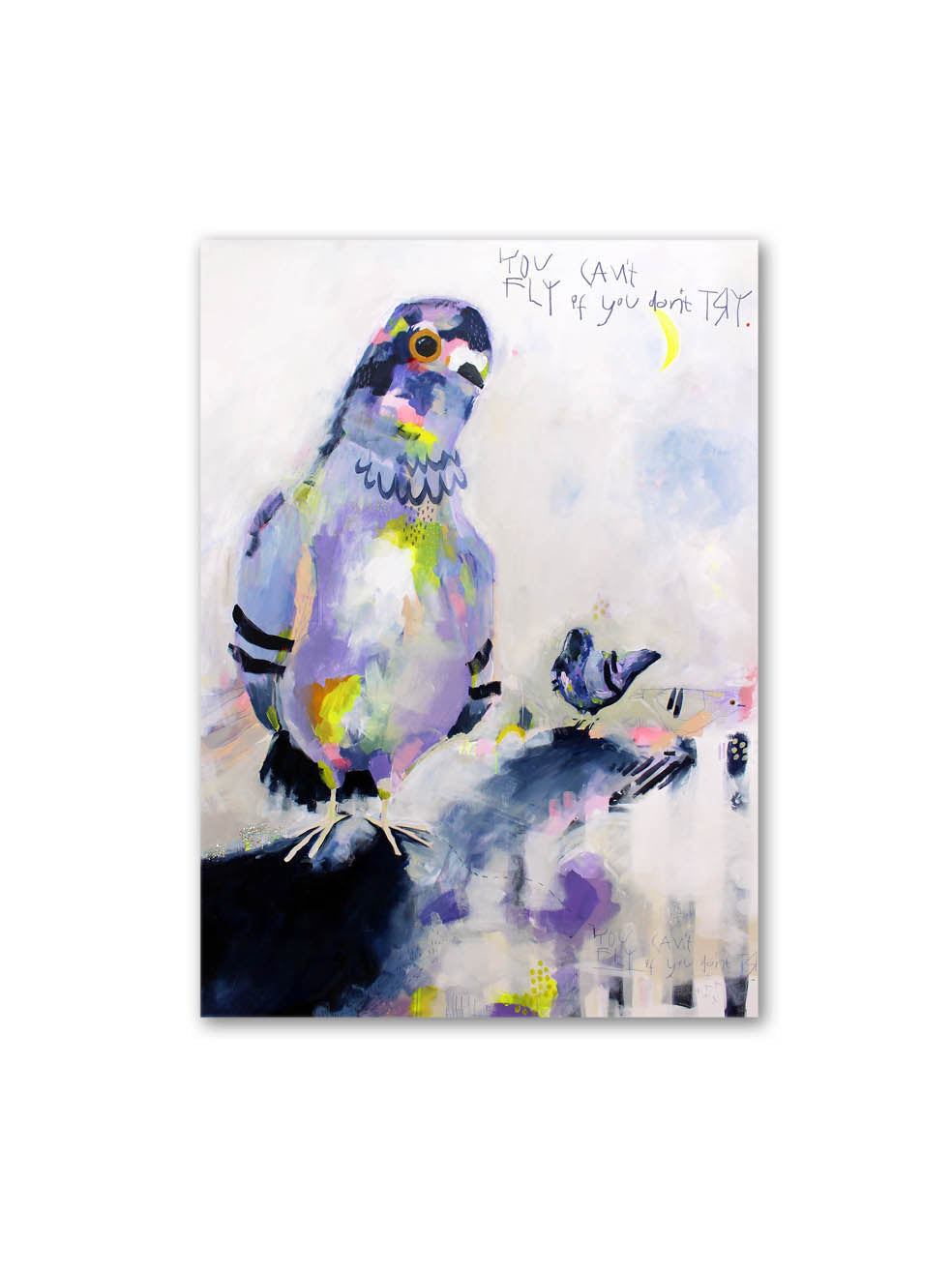 Postkarte "You can´t fly" - Art Edition