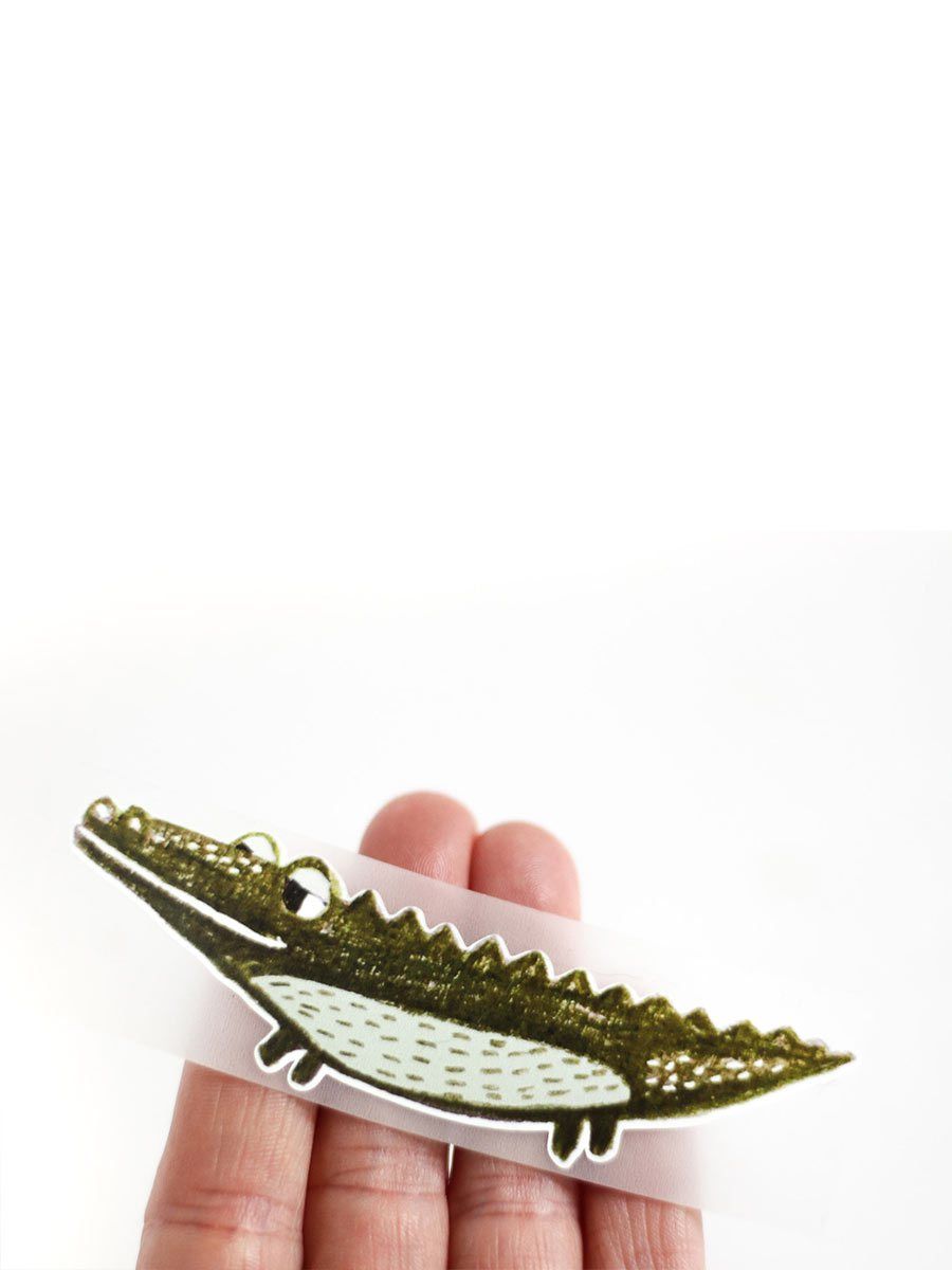 Bügelbild Krokodil