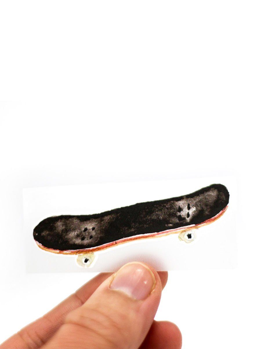 Bügelbild Skateboard von Halfbird