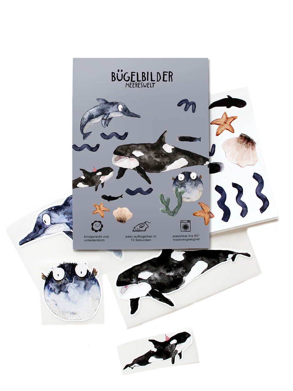 Bügelbilder SET "Meereswelt"