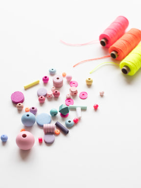 Garn und Perlenset Achtziger von Halfbird 