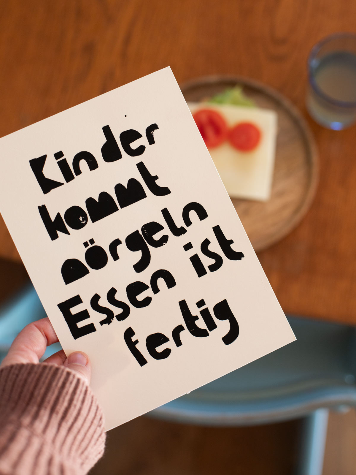 Art Print Siebdruck Kinder kommt nörgeln von Halfbird