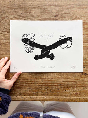 Art Print Siebdruck Penis Buddies von Halfbird