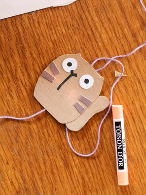 Katzen Anhänger nach Bastelvorlage von Halfbird