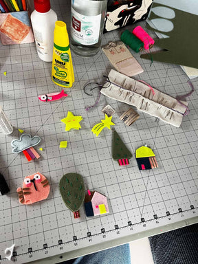 Girlanden-Tiere nach Bastelvorlage von Halfbird