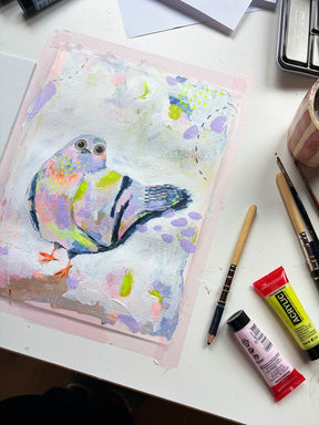 Acrylfarbe weiß Amsterdam| 2er Pack