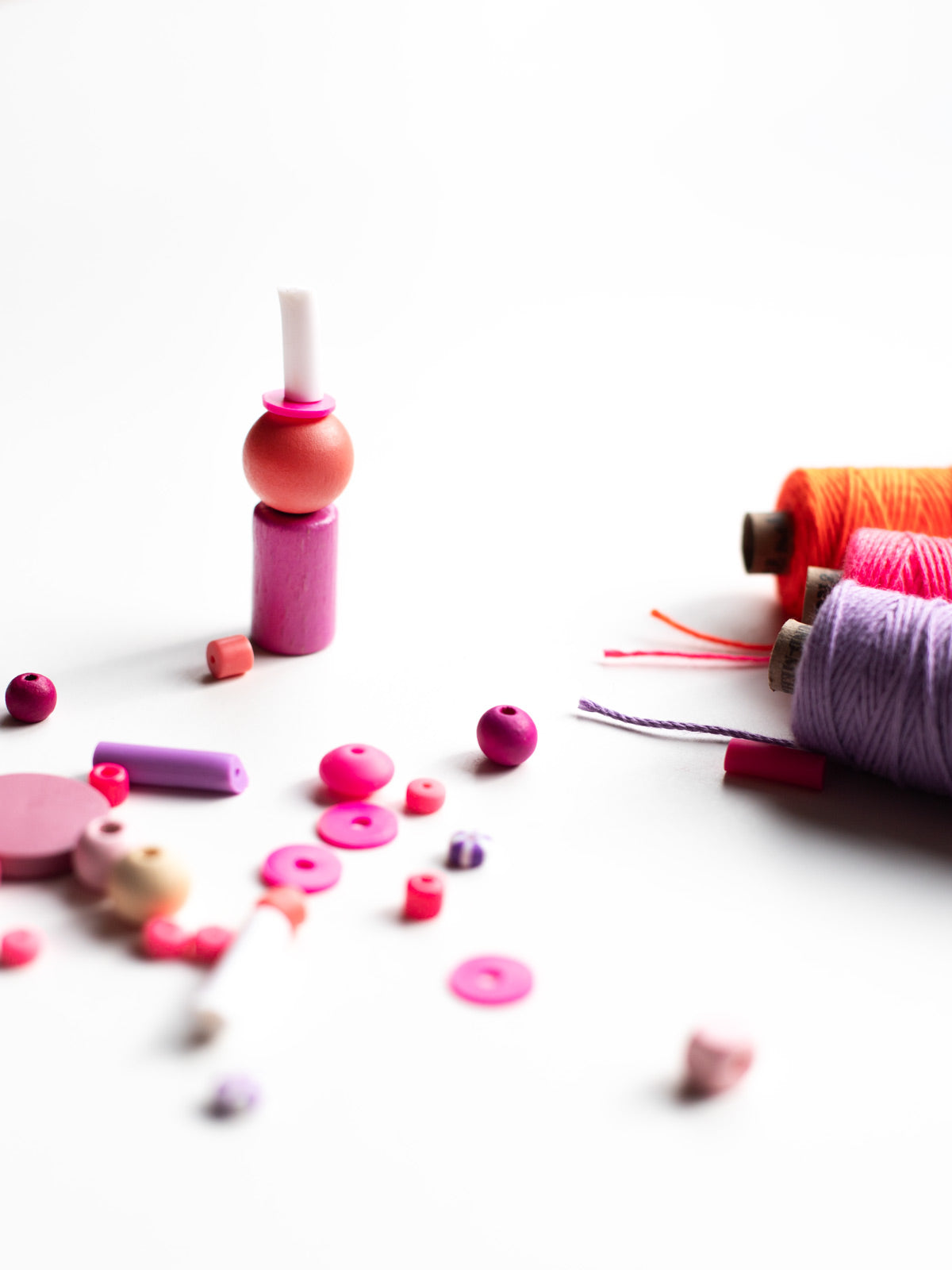 Perlenset "Hubba Bubba" von Halfbird mit Garn von Garn und mehr