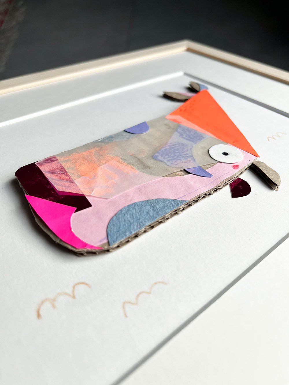 Schnipselkunst Papier | Bastelvorlage