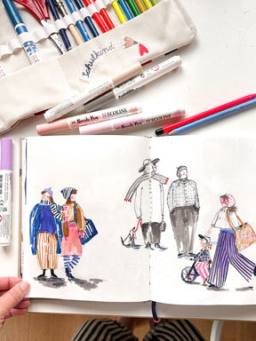 Brush Pen SET Halfbird | 1-8mm