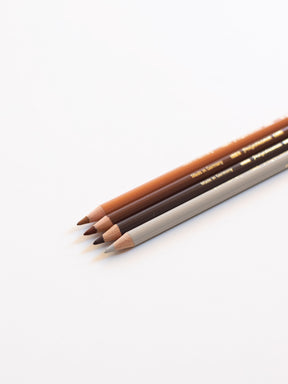 braune Polychromo Stifte von Faber Castell bei Halfbird