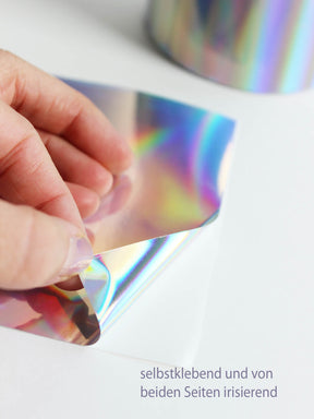 holografische Klebefolie | beidseitiger Effekt