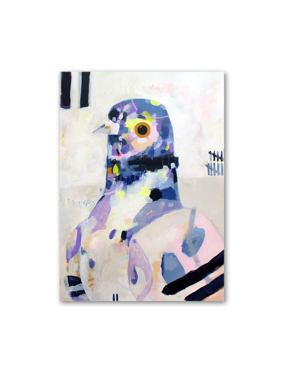 Postkarte "Brust raus" - Art Edition