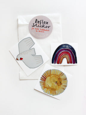 Set "Sonne" reflektierende Sticker | 3 Stück