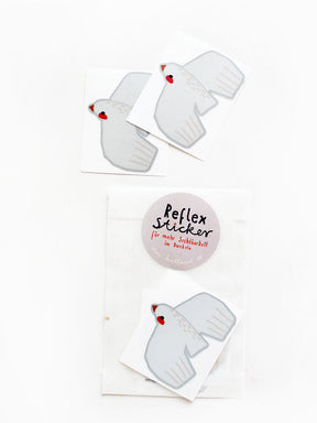 Reflektierende Sticker "Friedenstaube" | 3er Set