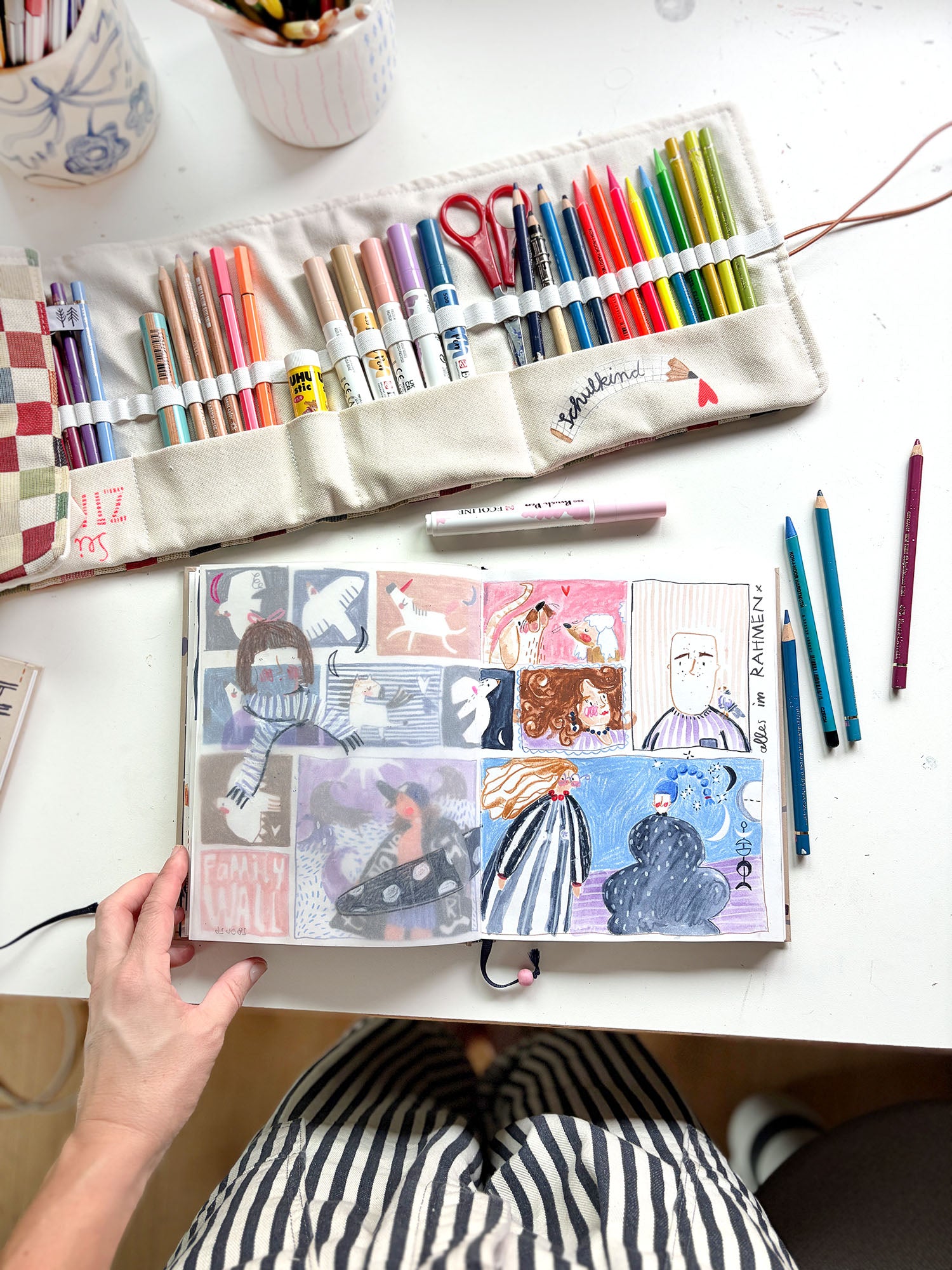Brush Pen SET Halfbird | 1-8mm