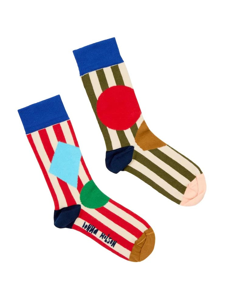 Socken "Rot Grün"