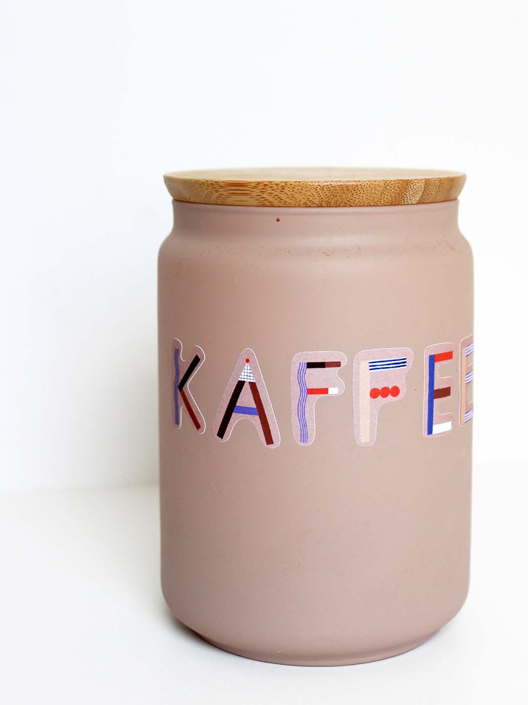 Buchstaben Aufkleber kaffee