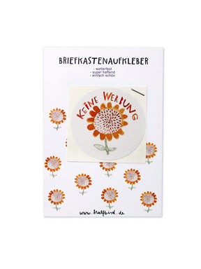 Aufkleber Briefkasten keine Werbung danke