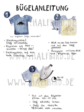 Bügelbilder SET "Baufahrzeuge"