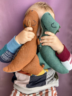 E-Book T-Rex Tomte  | Dinosaurier | Kuscheltier