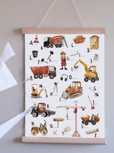 ABC Baustellenposter | DIN A3 oder DIN A2